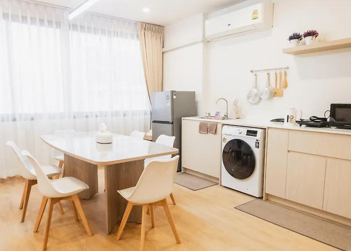 Appartement Lotus Bear House Sukhumvit 61, 300m Bts Ekkamai, 50m Starbucks 7-eleven *
